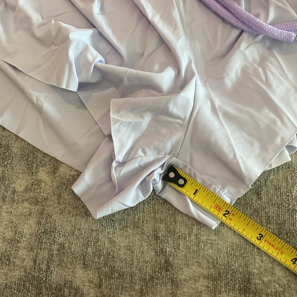 Wsirmet flowy 2 in 1 lilac shorts size Medium {1018} - Picture 6 of 11